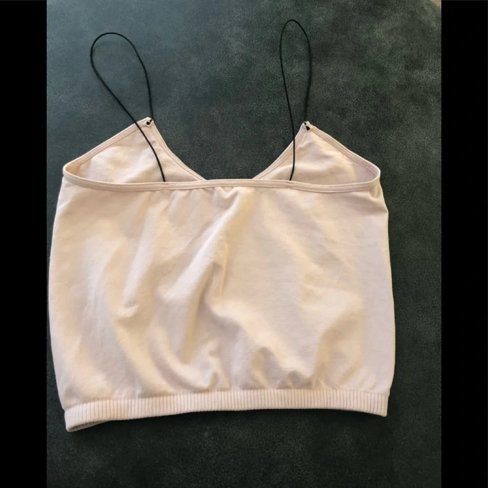 Intimately Free People Nude Strappy V Neck Cami Bra CropTank XS-S Stretch